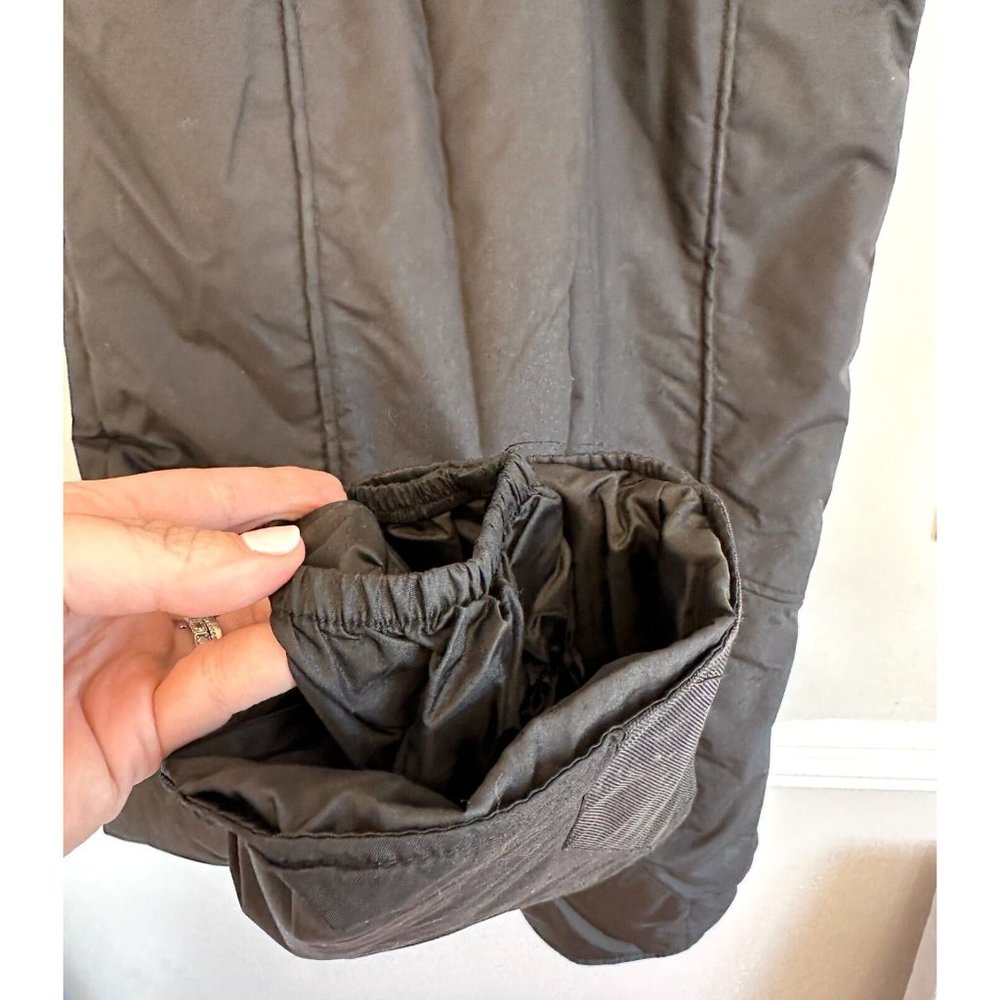 RAWIK Kids Youth Black Winter Snow Bib Overalls Size M Insulated Waterproof - Picture 5 of 8